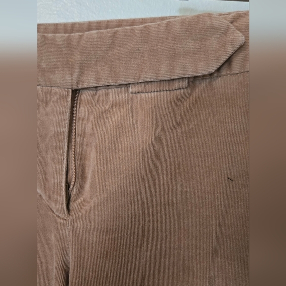 Casual Corner Tan Corduroy Wide Leg Pants Size 4 - Picture 3 of 6